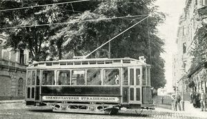 1910년경 브레머하펜의 노면전차
