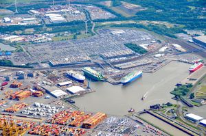 브레머하펜 자동차 하역 항구