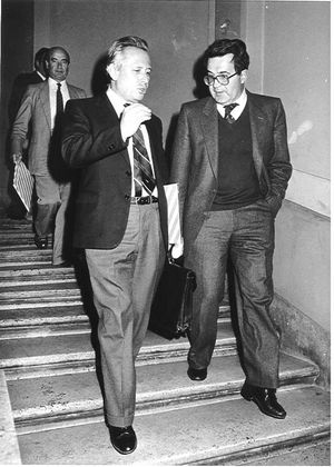 1985년 프로디와 루이지 그라넬리 장관