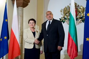 2017년 9월, 보리소프와 폴란드 총리 베아타 시드워