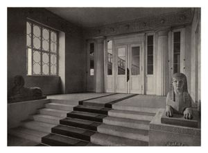 1912년 빌헬름슈트라세 76번지 건물 입구