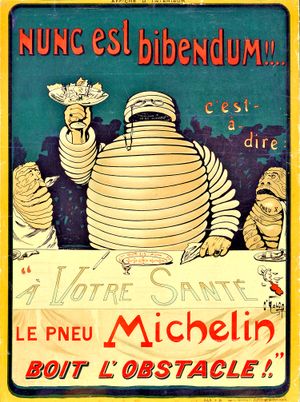 1898년 미쉐린 맨(Bibendum) 포스터