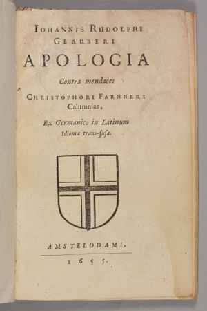 Apologia contra mendaces Christophori Farnneri, 1655