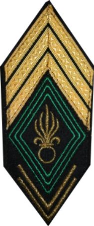 하사관의 정복 계급장