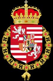 오스트리아 페르디난트 1세(1503-1564)의 헝가리 및 보헤미아 왕으로서의 문장