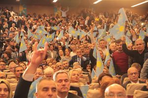 2017년 10월 25일, 좋은당 창당 행사에 참석한 지지자들