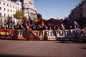 2018년 마드리드에서 제3공화국을 요구하는 시위