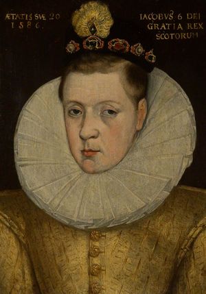 1586년, 20세의 제임스