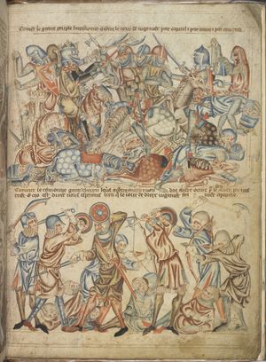 배넉번 전투의 스케치