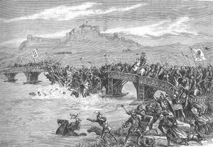스터링 브리지 전투(The Battle of Stirling Bridge)를 묘사한 그림