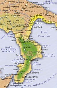 마그나 그라이키아(기원전 280년경)