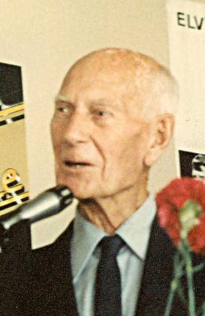 전후 총 17년간 총리를 역임한 에이나르 게르하르센. 그는 제2차 세계 대전 이후 노르웨이 재건에 중요한 역할을 한 인물로 평가받는다.