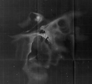 1825년에 시작된 전체 가시적 천구 표면에 대한 망원경 조사를 완료한 1834년~1838년 희망봉에서 행한 천문 관측 결과를 바탕으로 한 오리온 성운