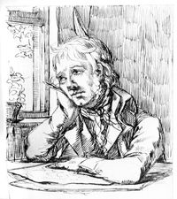 프리드리히의 1840년 이전 자화상