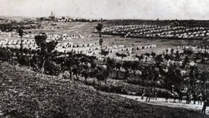 솔페리노 전투 전날 피에몬테 진영 사진