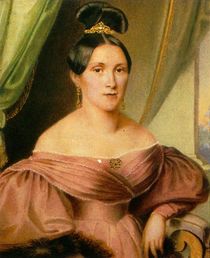 어머니 마리아 안나. 요한의 음악가의 꿈을 응원했다.