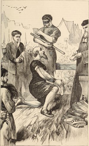 토마스 모어의 참수, 1870년 삽화