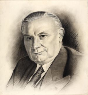 영국 정보부가 제2차 세계 대전 중에 의뢰한 베빈의 스케치