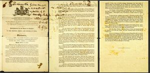 1858년 11월 1일 빅토리아 여왕이 발표한 "인도의 왕공, 수장, 백성에게 보내는 선포".