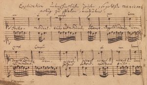 바흐의 장식음 표기법 안내 (빌헬름 프리데만 바흐를 위한 건반 소곡집에 수록)