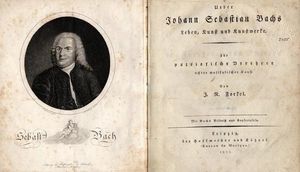 독일의 음악사학자 요한 포르켈의 저서 "바흐의 생애와 예술, 그리고 작품Über Johann Sebastian Bachs Leben, Kunst und Kunstwerke"(1802). 이 작품은 사후 완전히 잊혔던 바흐를 최초로 발굴한 연구서로 바흐 사후 재평가에 결정적으로 기여했다.