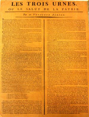 Les trois urnes}}<i>