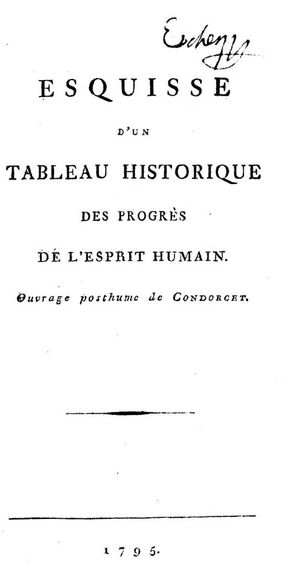 Esquisse d'un tableau historique des progres de l'esprit humain, 1795
