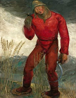 타데우시 프루슈코프스키의 그림 걸리버와 거인, 바르샤바 국립박물관 소장