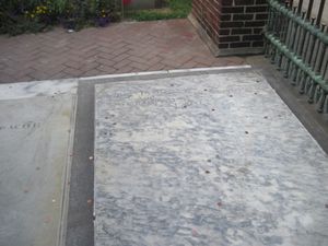 프랭클린의 묘소, 필라델피아의 크라이스트 처치 묘지