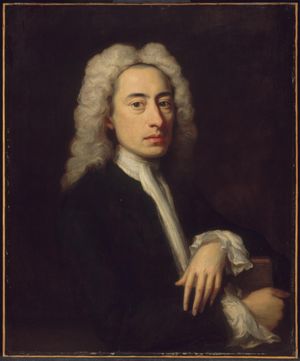 알렉산더 포프(Alexander Pope), 영국 화가 조나단 리처드슨(Jonathan Richardson) 추정 작품, 1736년경, 보스턴 미술관(Museum of Fine Arts, Boston)
