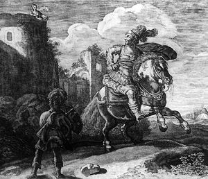 17세기 판화, 미노스에게 반한 스킬라