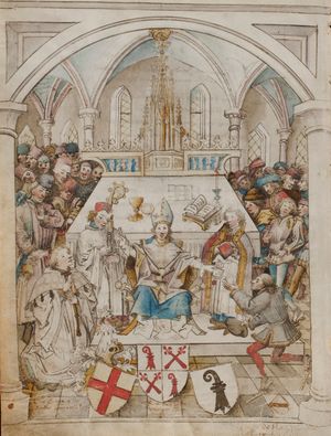 1460년 바젤 대학교 개교식