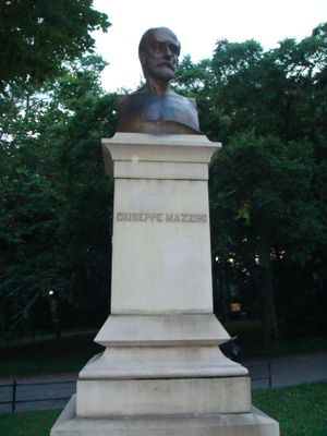 마치니 흉상 by 조반니 투리니 in 센트럴 파크