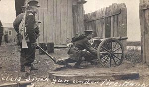 봉기를 일으킨 신군(新軍) 포병들.