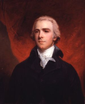 존 호프너가 그린 그랜빌 경(Lord Grenville)의 초상화. 그랜빌의 아들인 윌리엄은 섭정 시대의 저명한 정치인으로 1806년부터 1807년까지 수상을 역임했다.