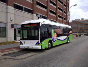 Charm City Circulator 반후얼 버스 (오렌지 노선)