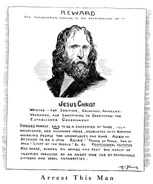 아트 영(Art Young)의 1917년 정치 만화 더 매시즈(The Masses)