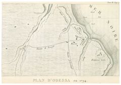 1794년 오데사 지도