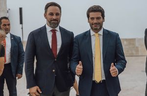 아바스칼과 헤가 당수 앙드레 벤투라(André Ventura) 리스본, 2021