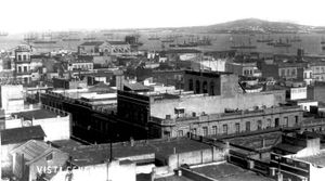 1865년 도시에서 본 몬테비데오 언덕