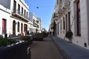 몬테비데오의 시우다드 비에하 거리