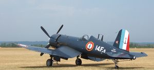 1952년 디엔비엔푸 전투에 참전한 제14전투비행대대의 F4U-7 콜세어