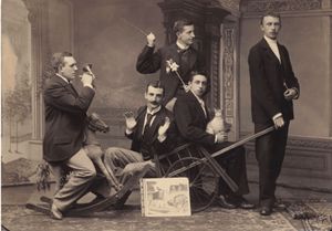 학창 시절의 아데나우어(오른쪽 끝)(1896년/97년)