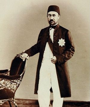 1856년 제국 개혁칙령의 주요 설계자 메흐메드 에민 알리 파샤(Mehmed Emin Âli Pasha).