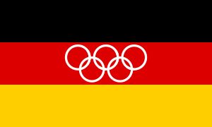 1960년부터 1968년 올림픽까지 사용된 올림픽 독일 연합 선수단의 기
