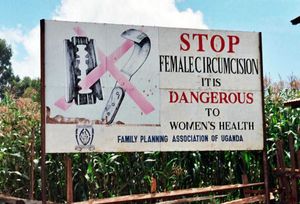 우간다의 여성 성기 절제 반대 캠페인