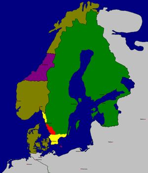 1658년 로스킬레 조약.