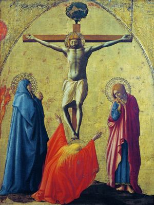 그리스도의 십자가 처형, 카포디몬테 미술관(나폴리), 피사 제단화의 유실된 패널