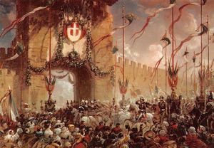 피렌체를 방문한 비토리오 에마누엘레 2세