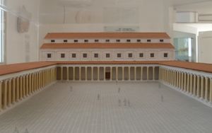 브리사 언덕에 있는 카르타고의 안토니누스 바실리카 모형